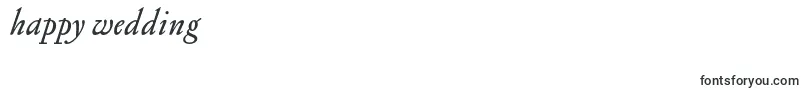 PentagrammeItalic-fontti – Hääpäivä-fontit